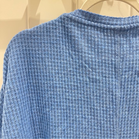 Urban Outfitters Jojo Oversized Thermal Cardigan in Bright Blue (XS) - Picture 9 of 10